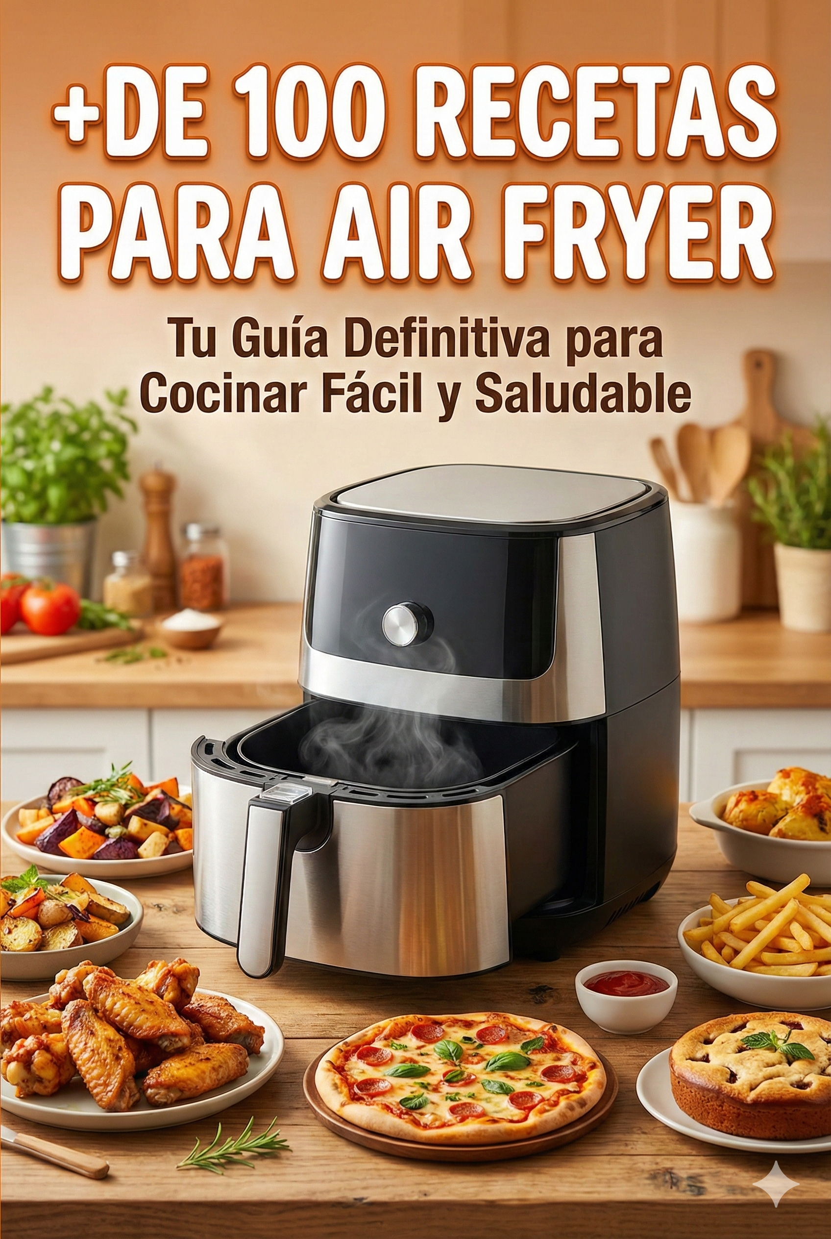 Libro digital +100 RECETAS PARA AIR FRYER" más bonus.